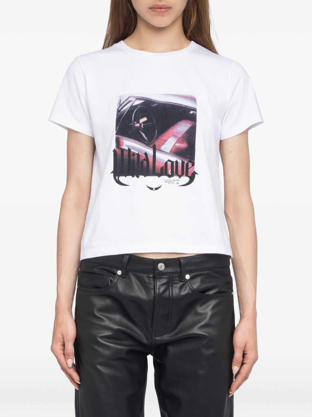 car-print T-shirt - 4