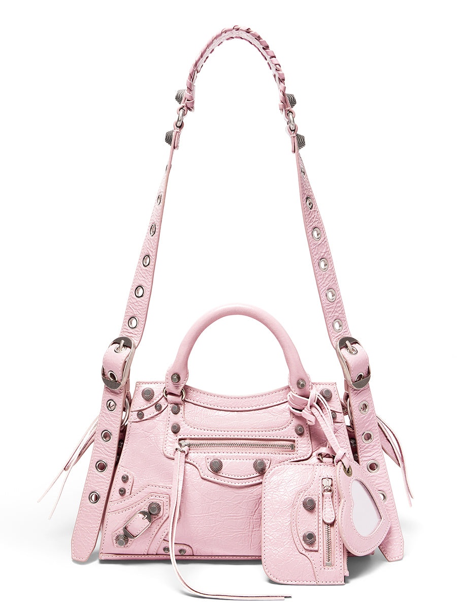 BALENCIAGA Neo Cagole XS ハンドバッグ 2WAY パウダーピンク Balenciaga XS Neo Cagole Bag in Sweet Pink | FWRD