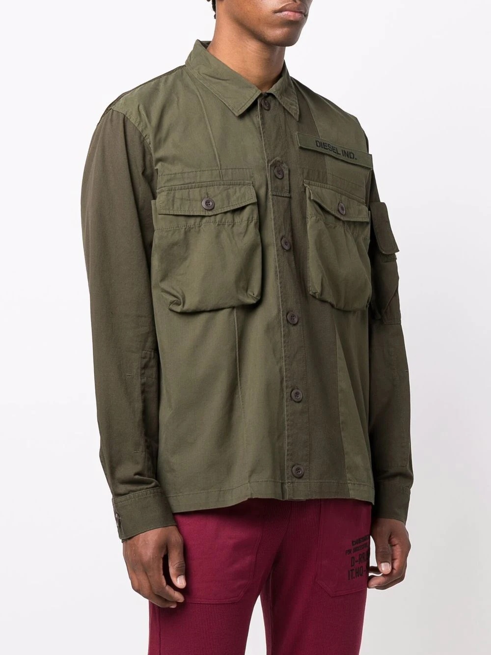 utility shirt jacket - 3