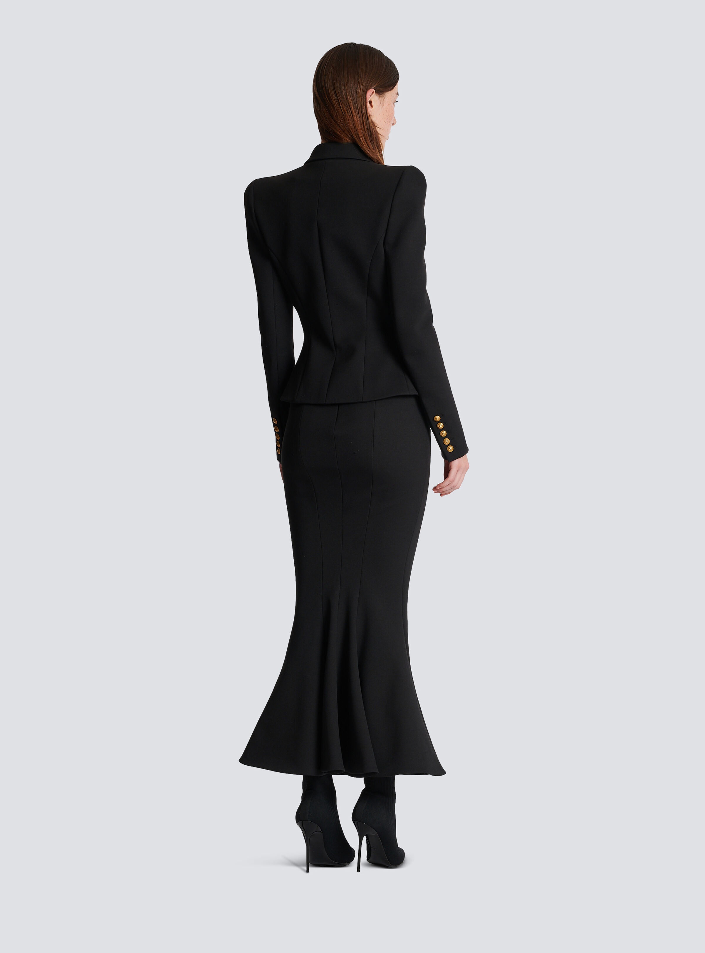 Grain de poudre midi skirt - 4