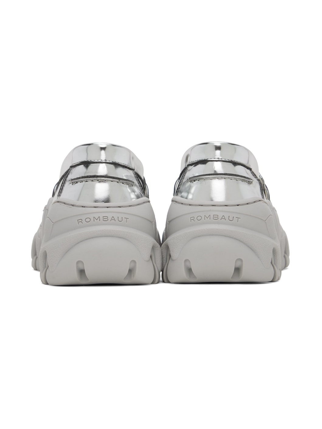 SSENSE Exclusive Silver Loafers - 2