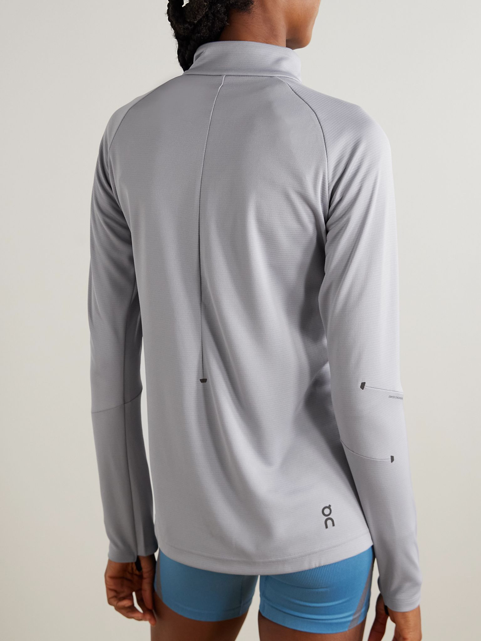 Climate recycled ripstop sweatshirt Lilac - 3