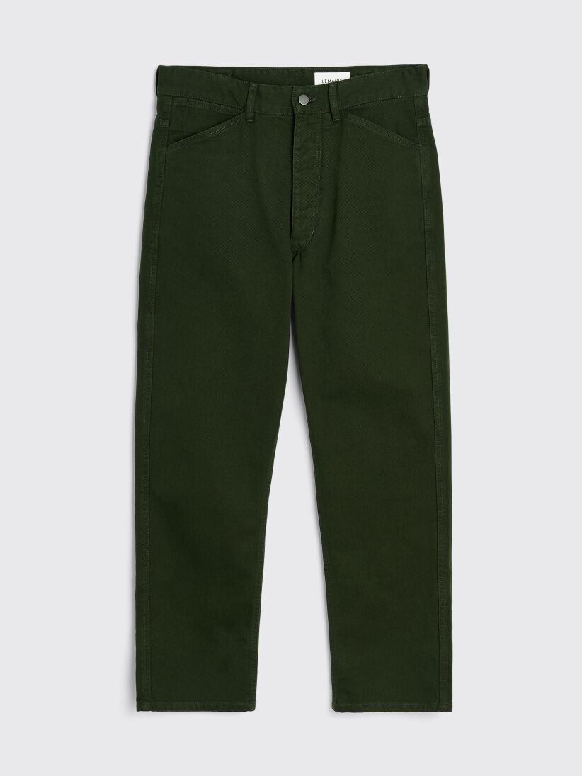 LEMAIRE ダークグリーン ウール　size 34 Lemaire LEMAIRE CURVED 5 POCKET PANTS GREEN | tresbien