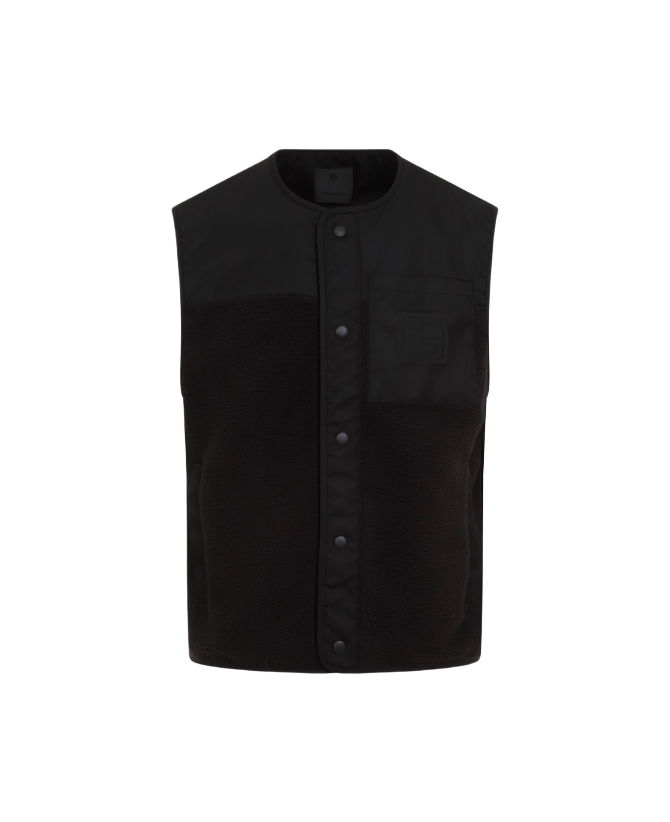 Mix Material Vest 4g Pocket - 1