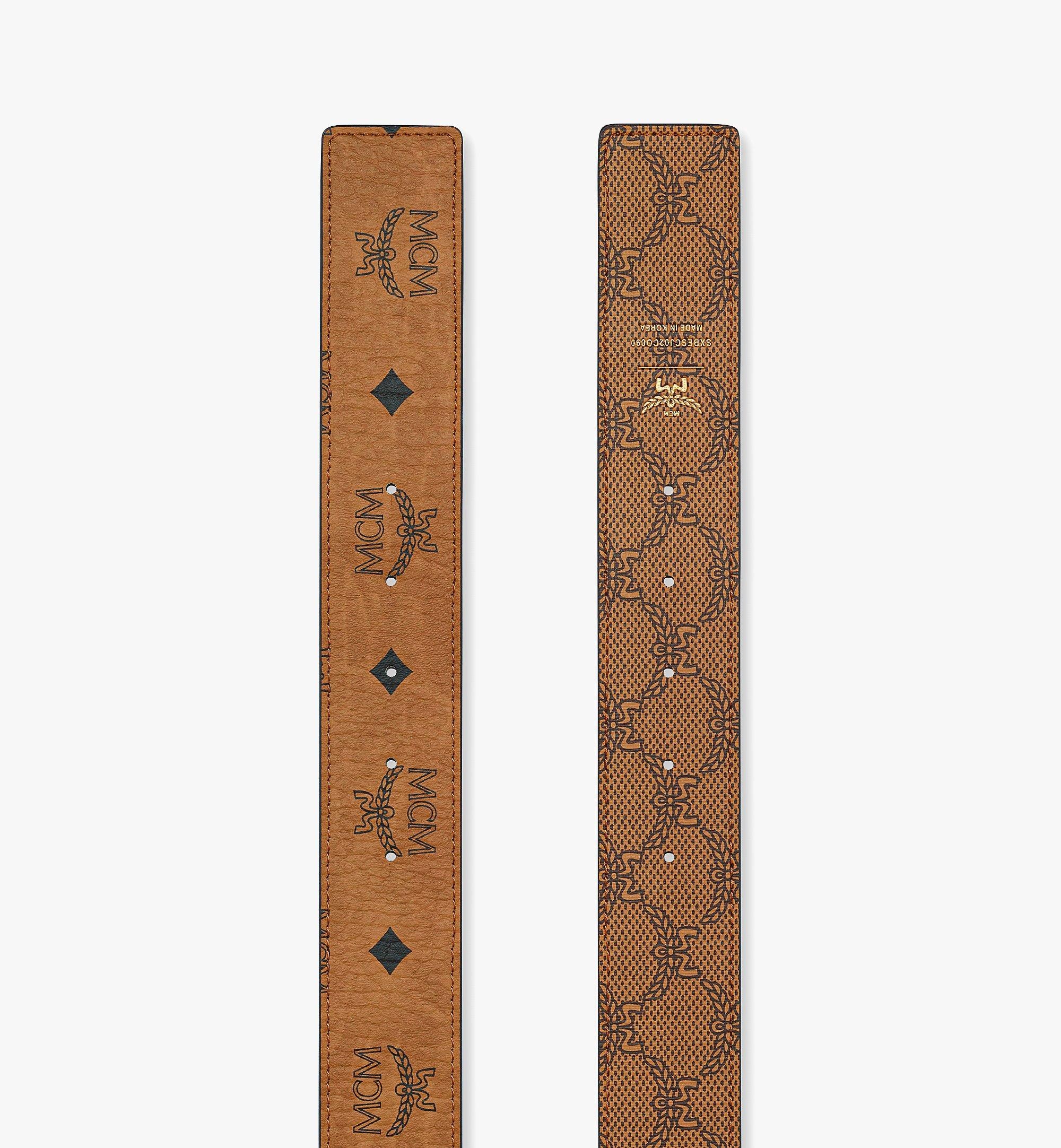 Claus M Reversible Monogram Belt 1.5” - 3