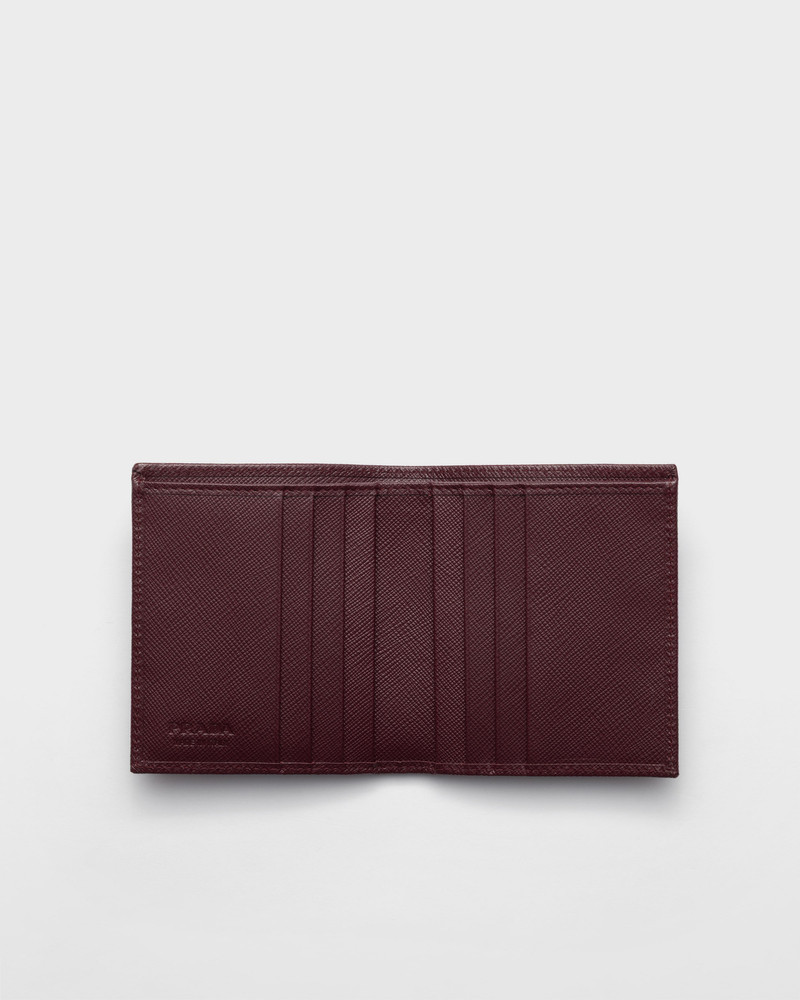 Prada Saffiano leather wallet outlook
