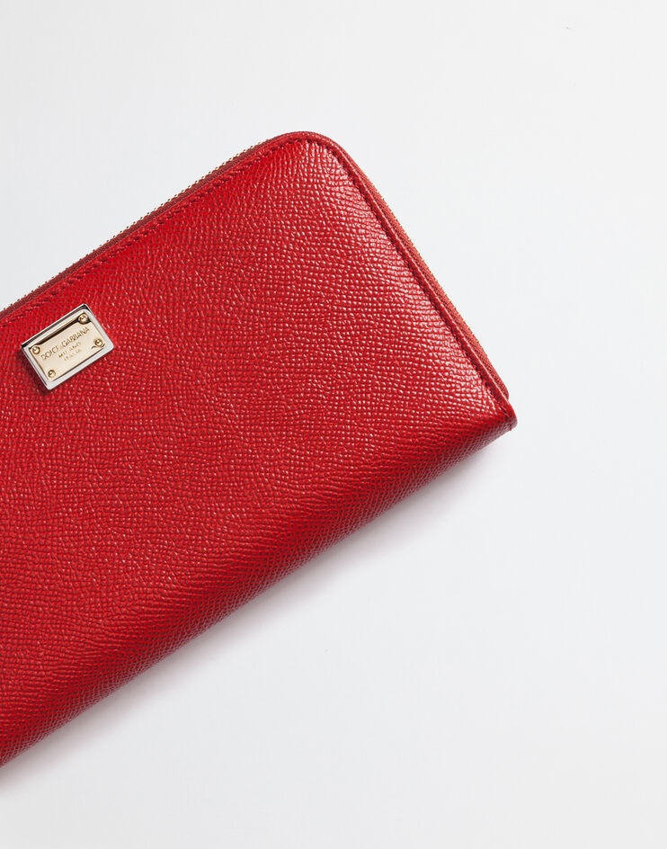 Dauphine leather zip-around wallet - 5