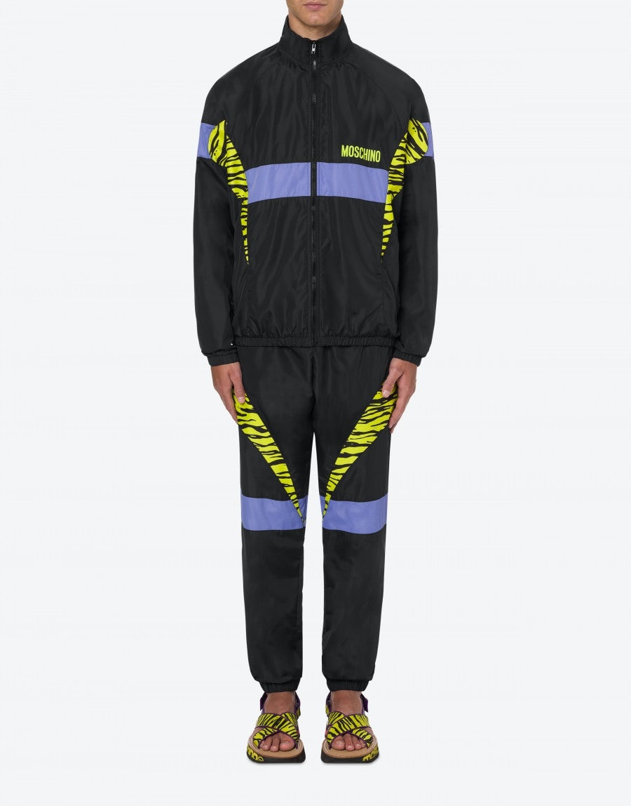 TIGER DETAILS LIGHT NYLON WINDBREAKER - 2
