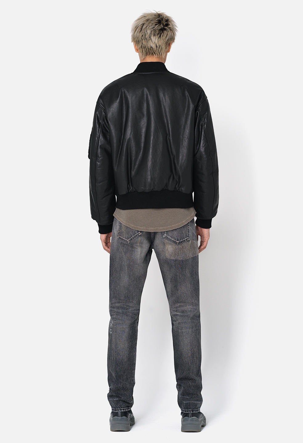 LEATHER ANDES BOMBER - 6