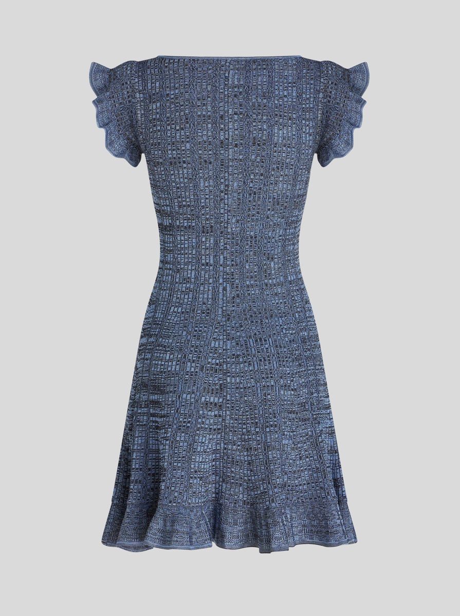 SHORT KNITTED DRESS - 5