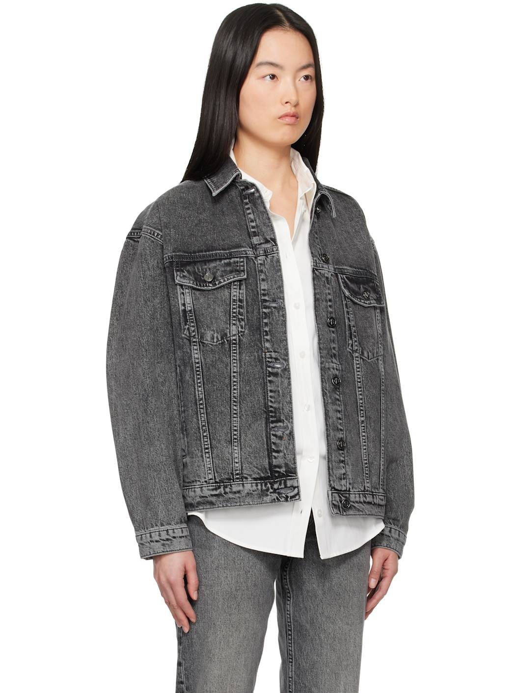 Gray Rory Denim Jacket - 2