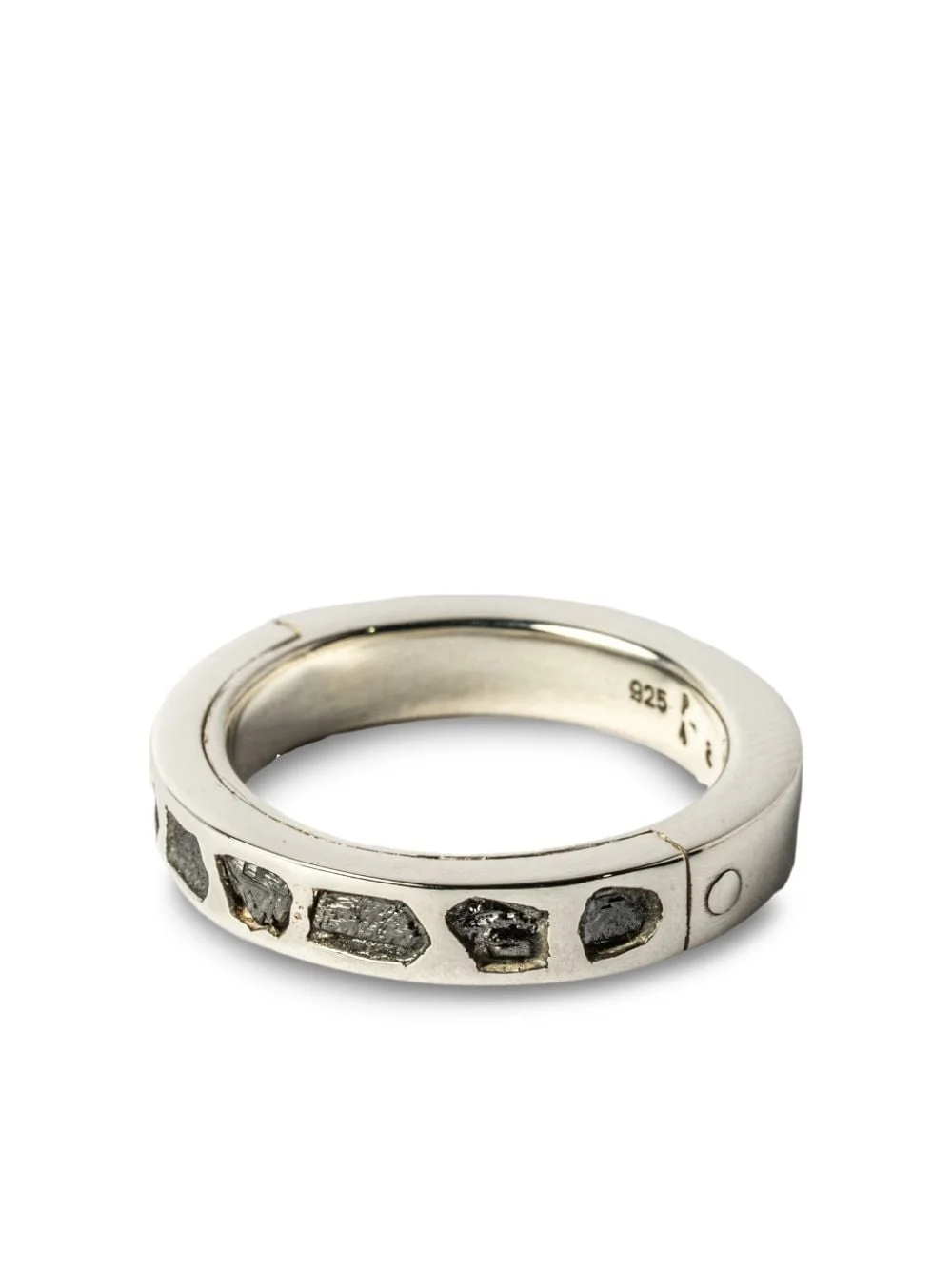 Sistema Mega Pavé diamond sterling-silver ring - 1