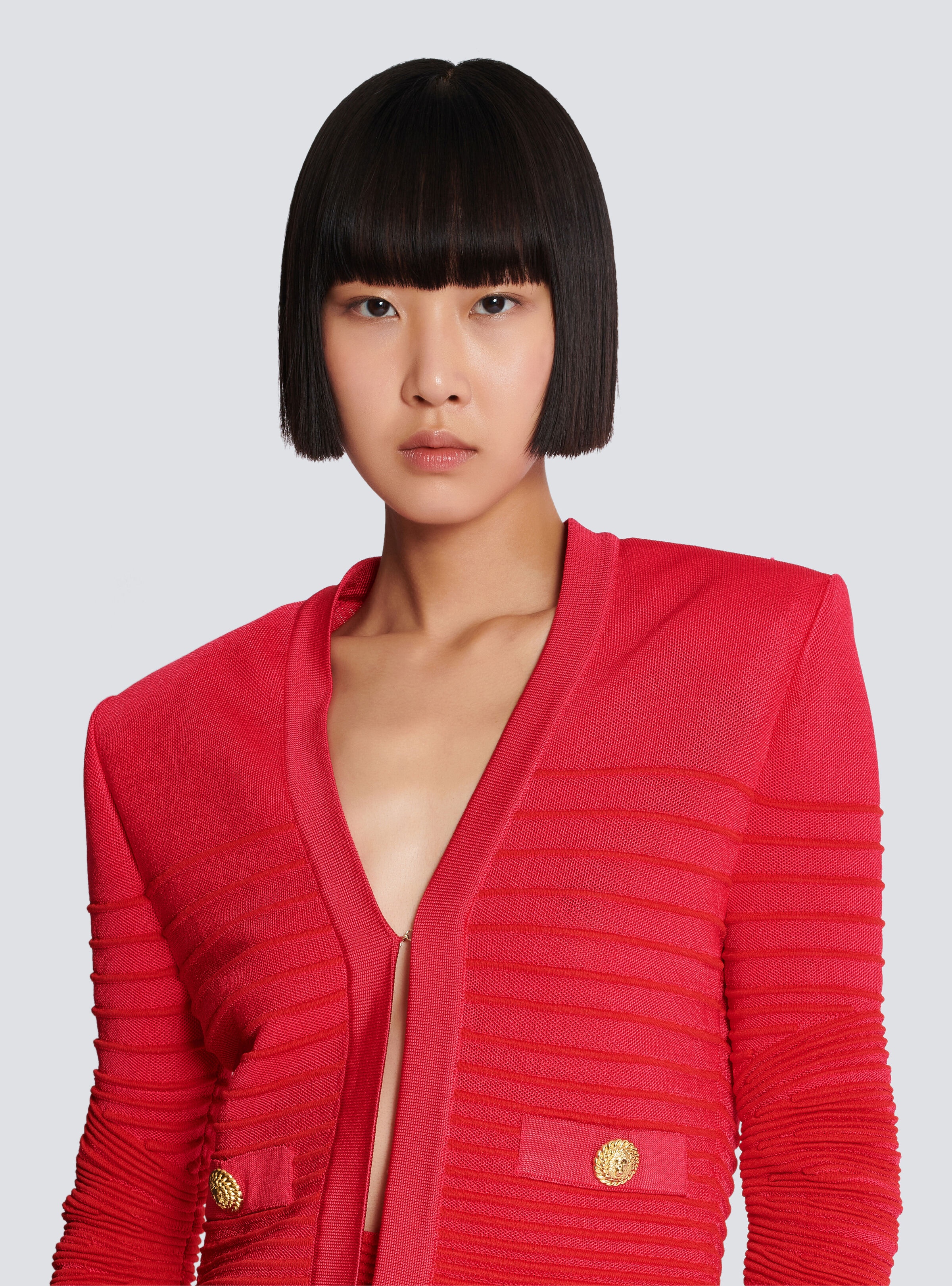 Edge to edge knit cardigan - 7