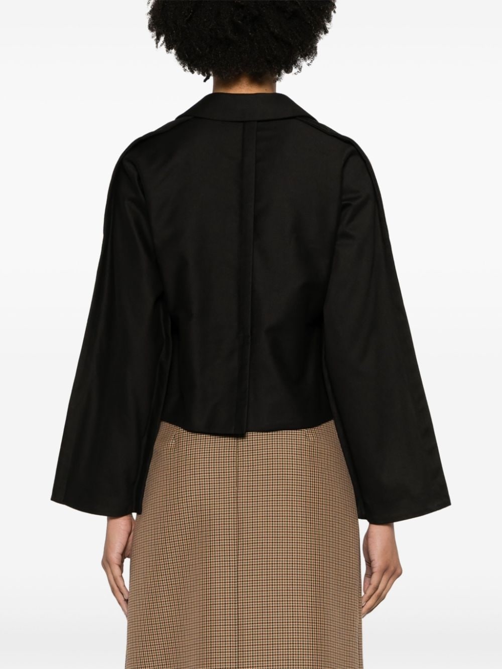 cropped fitted jacket - 4