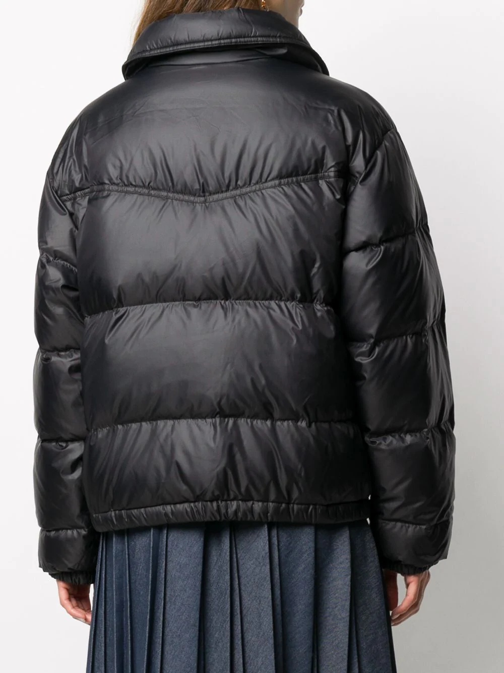 zipped puffer jacket - 4