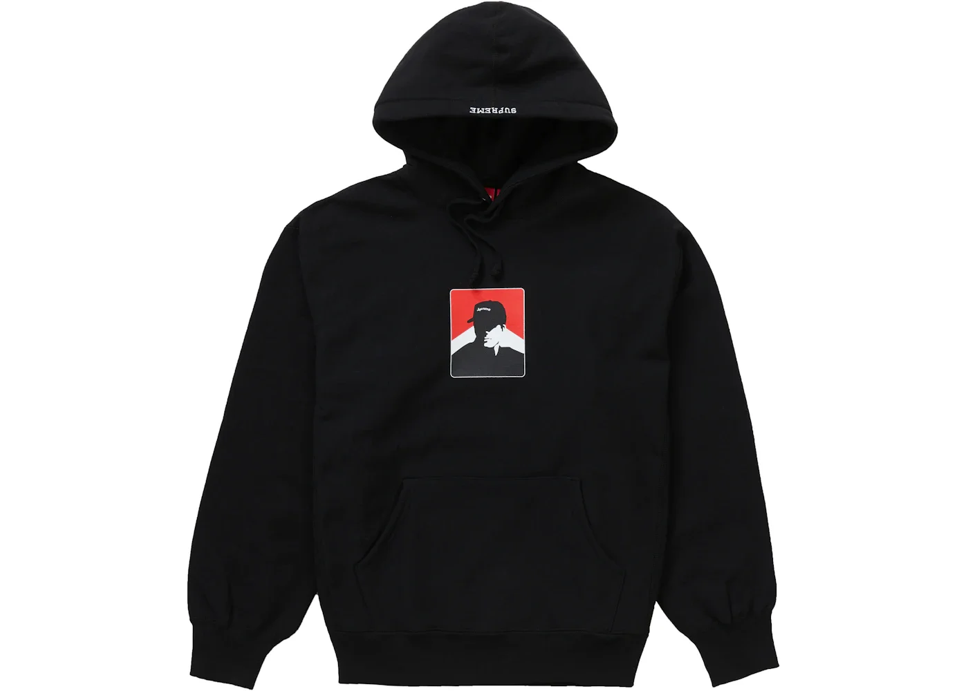 Supreme Portrait Hooded Sweatshirt (FW20) Black - 1