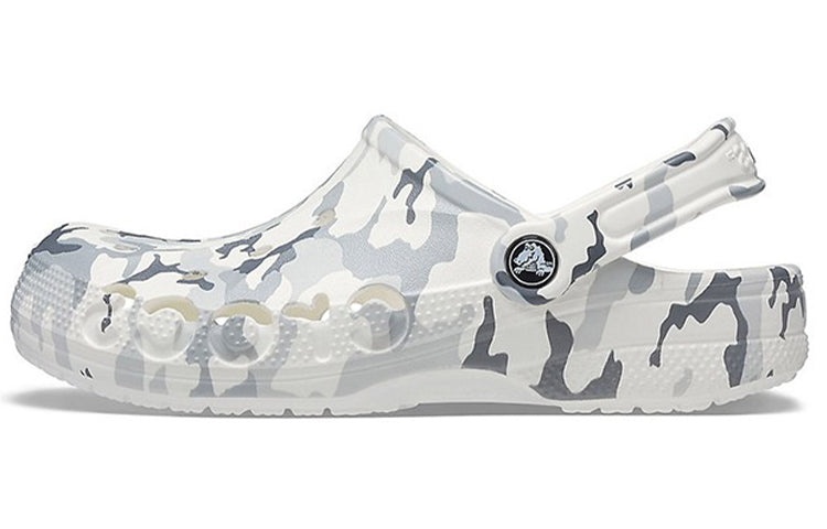 Crocs Unisex Bayaband Sandals - White Camo 'Gray White' 206230-1D3 - 2