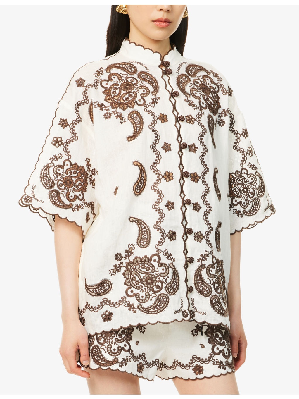 Zimm P Embroidered Shirt - 3