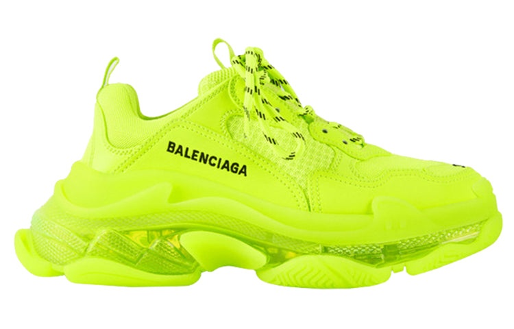 (WMNS) Balenciaga Triple S 'Fluo Yellow' 544351W2FF17320 - 2