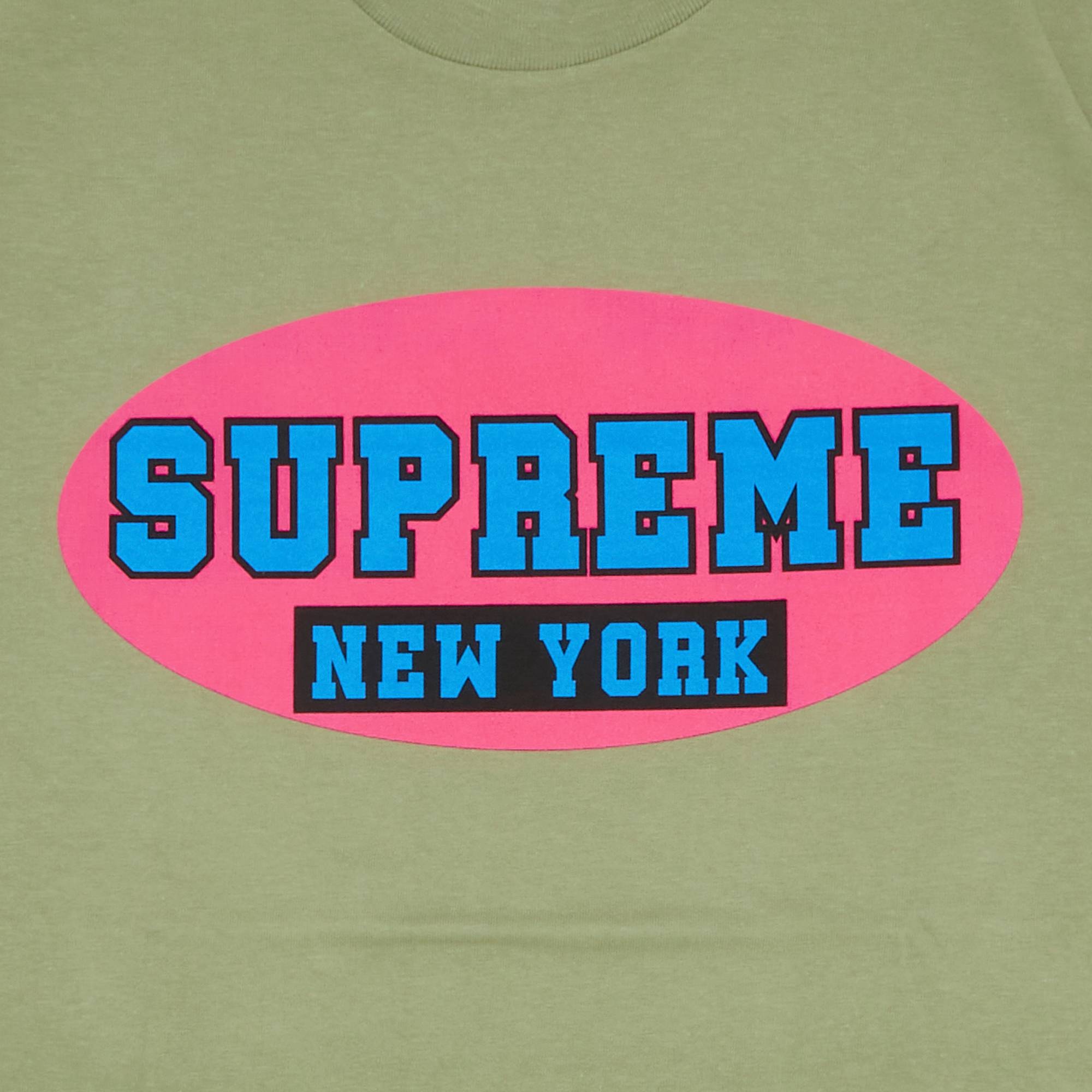 Supreme New York Tee 'Light Olive' - 2