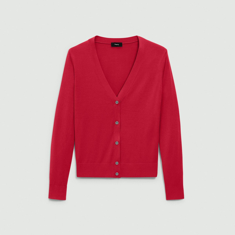 V-Neck Cardigan in Regal Wool 1