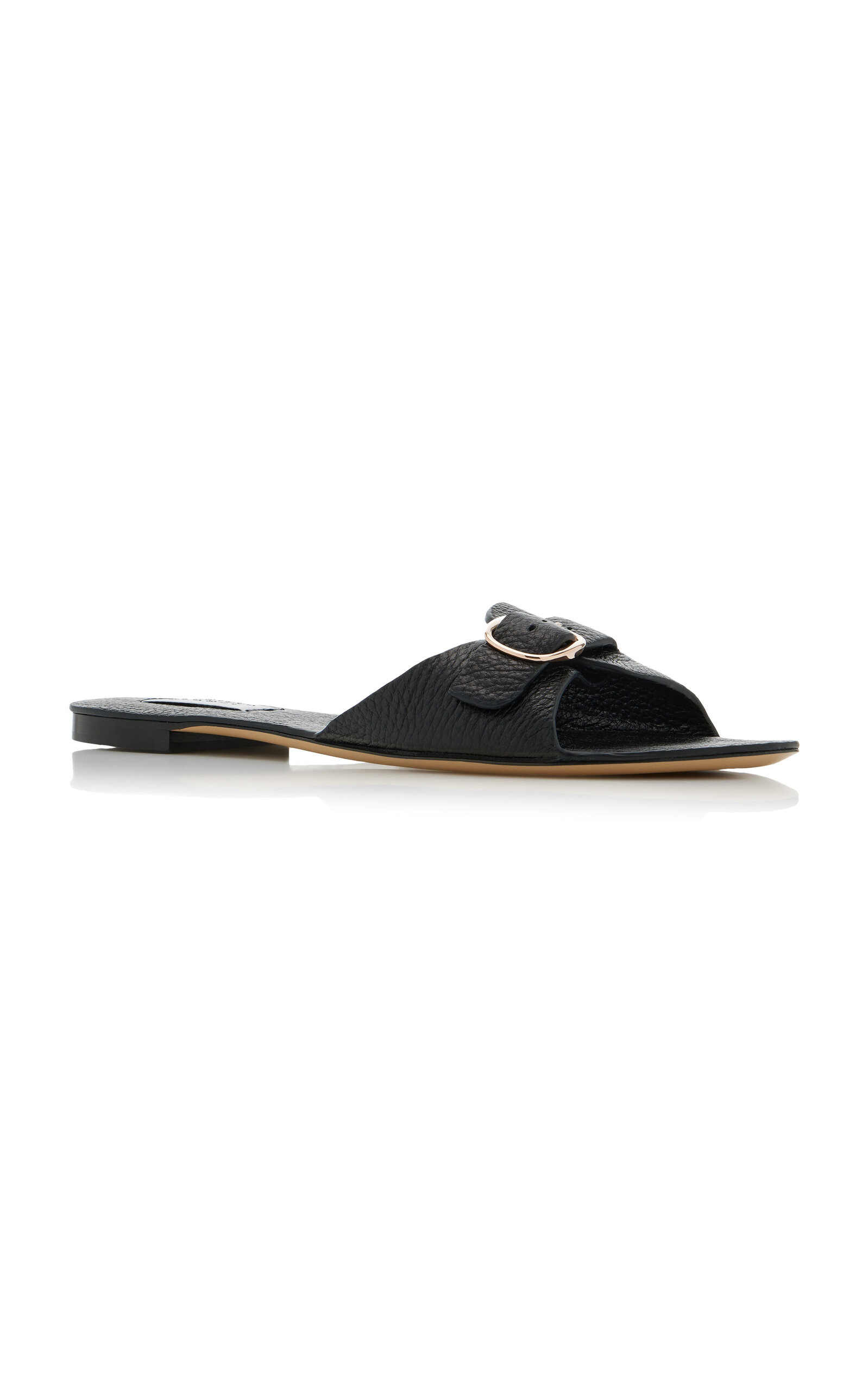 Briar Leather Slide Sandals black - 4