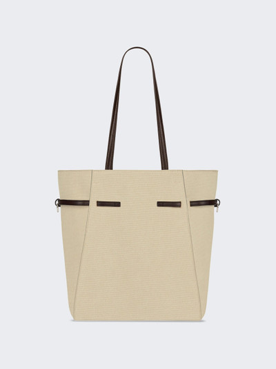 Givenchy Small Voyou Leather Tote Bag Army Beige outlook