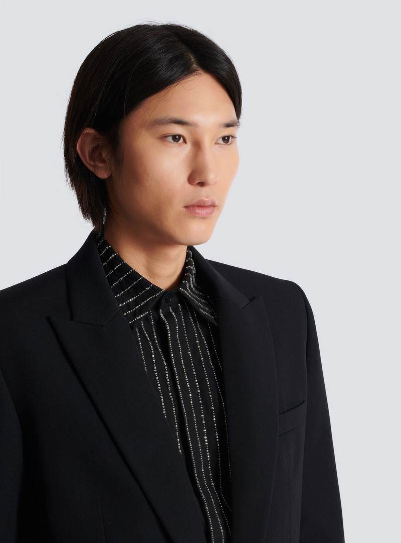 Grain de poudre wool 1-button jacket 8