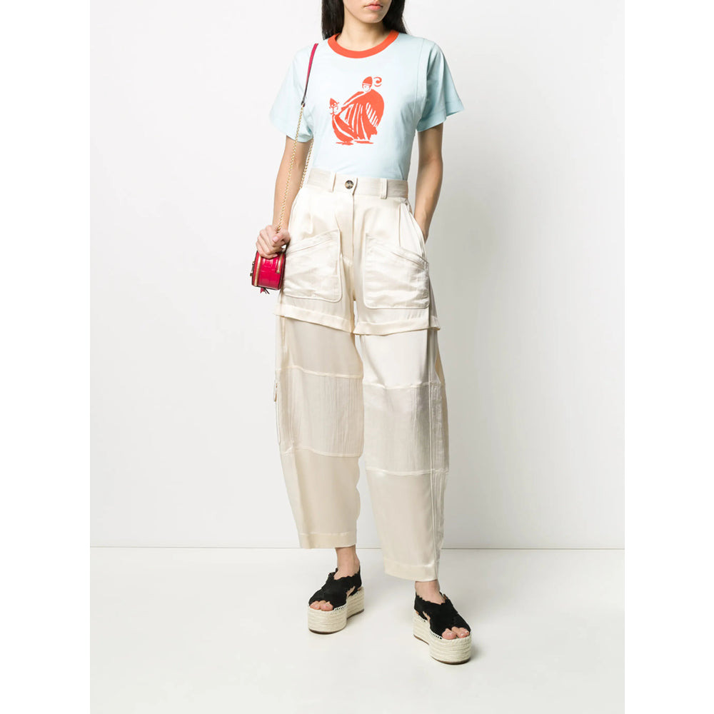 Lanvin Neutrals Trousers - Tapered Trousers Women - 5