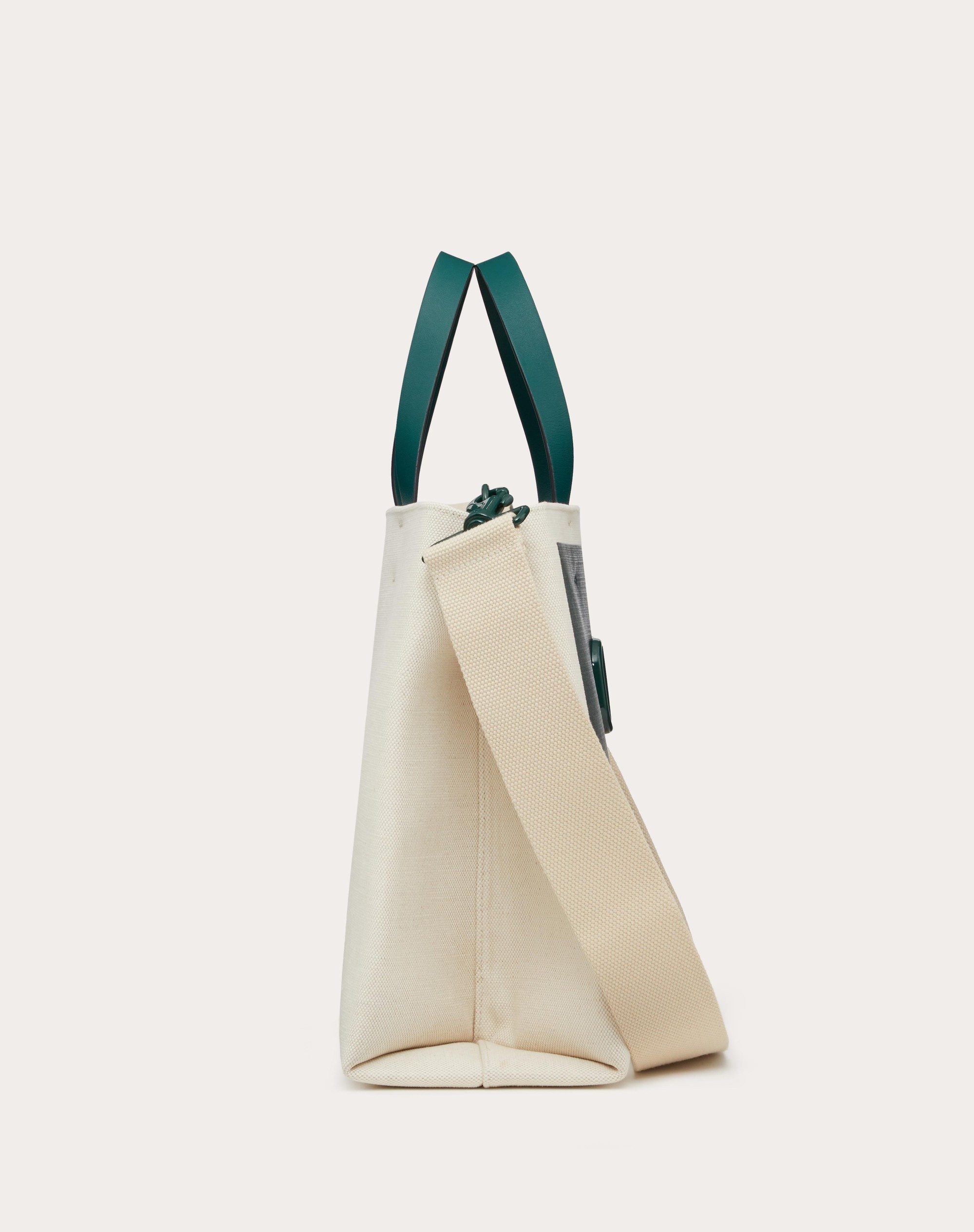 VLOGO SIGNATURE CANVAS SHOPPING BAG - 5