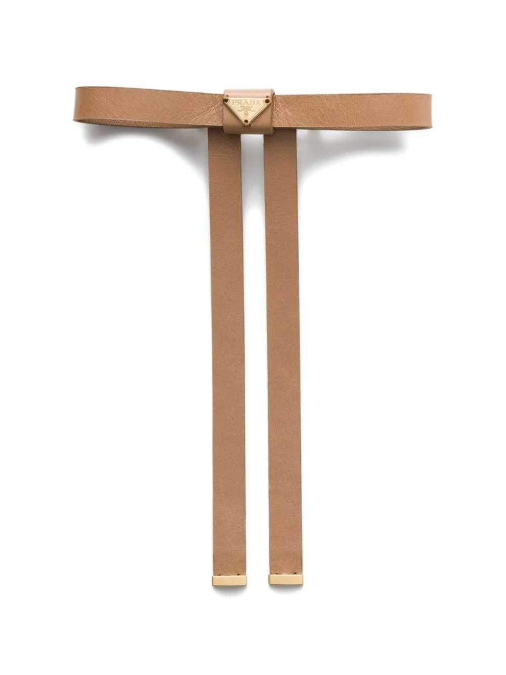 leather hair clip - 1