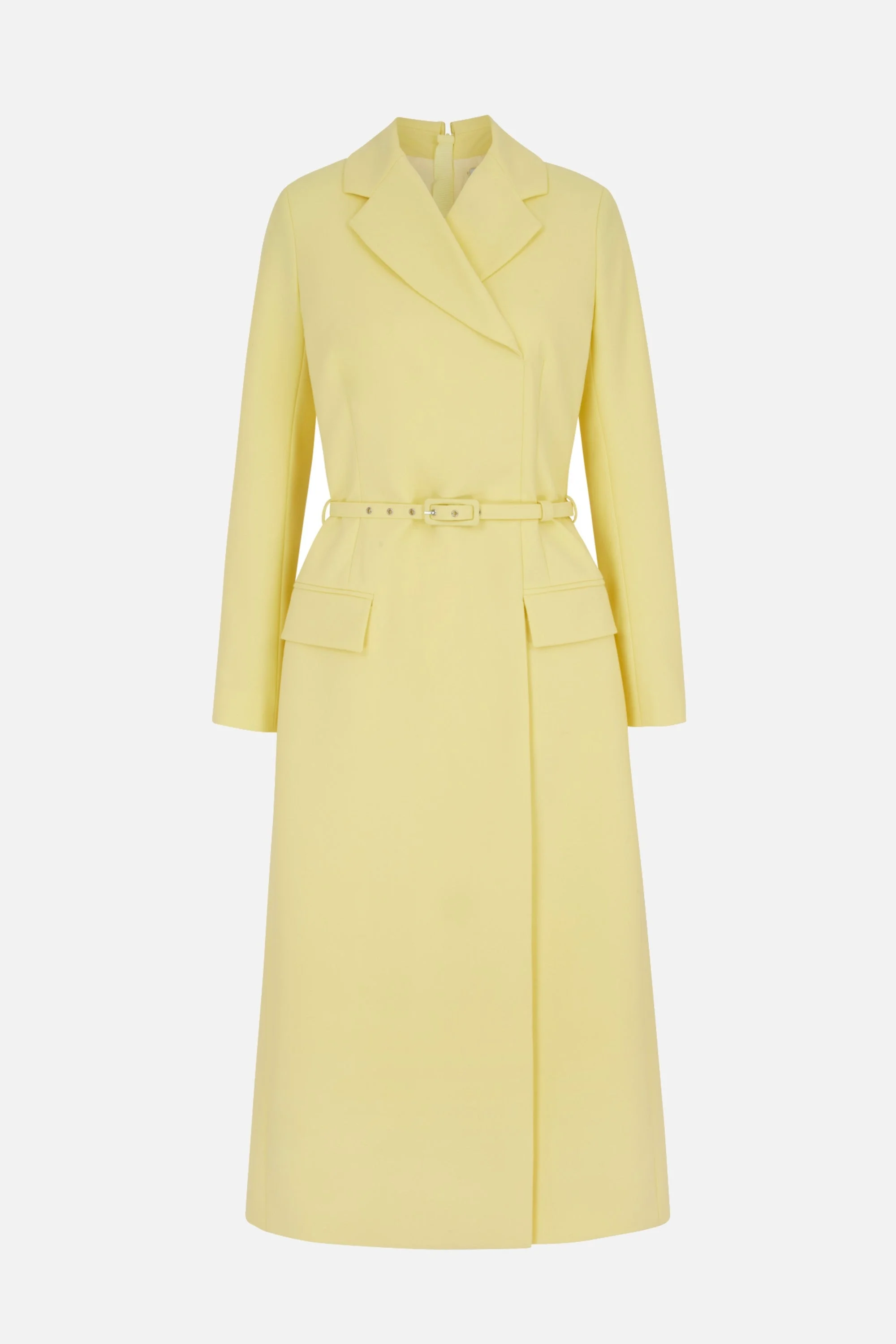 Kalonice Dress in Lemon Summer Wool - 1