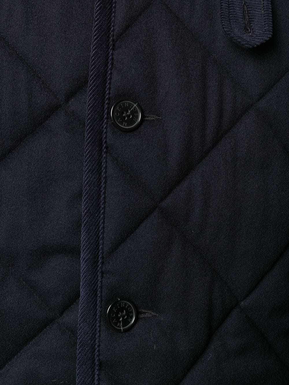 WAVERLY Navy Quilted Wool Jacket|GQ-1001 - 5