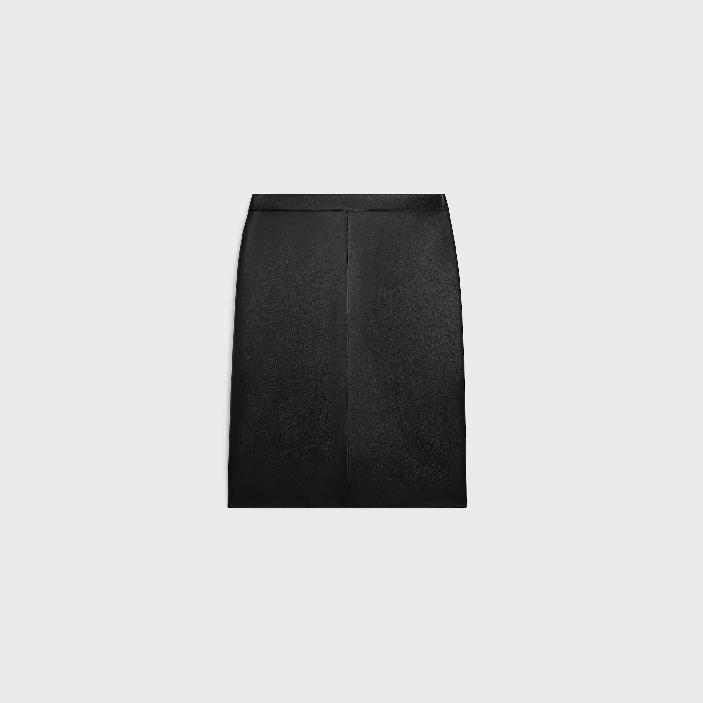 pencil skirt in soft lambskin - 1
