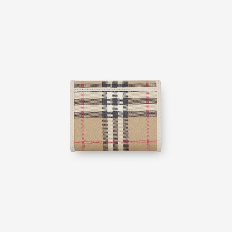 Burberry Small Check Folding Wallet outlook