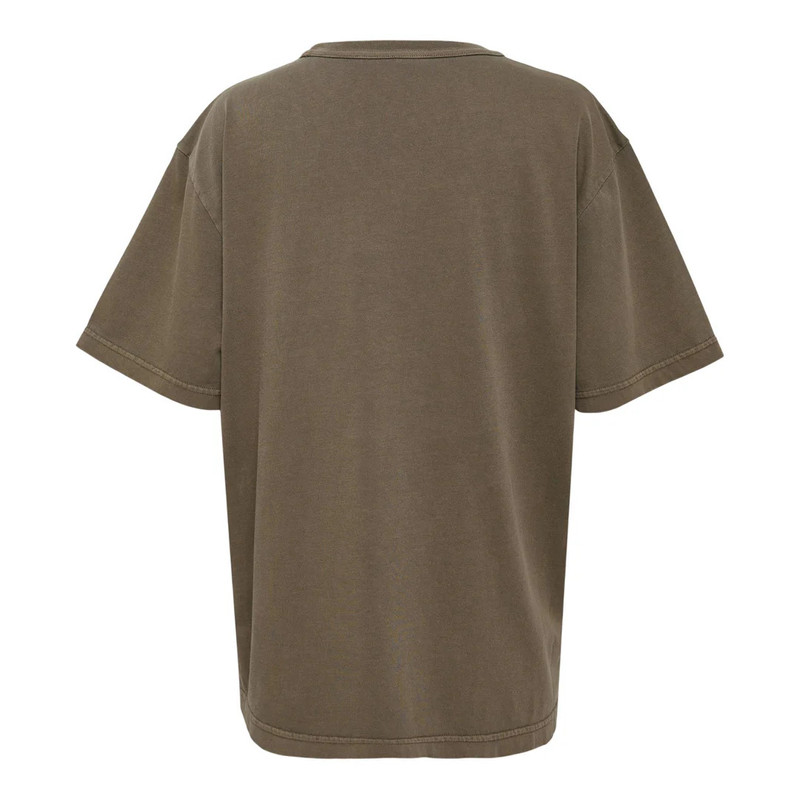 Alexander Wang Essential Jersey Short Sleeve Tee With Puff Logo outlook
