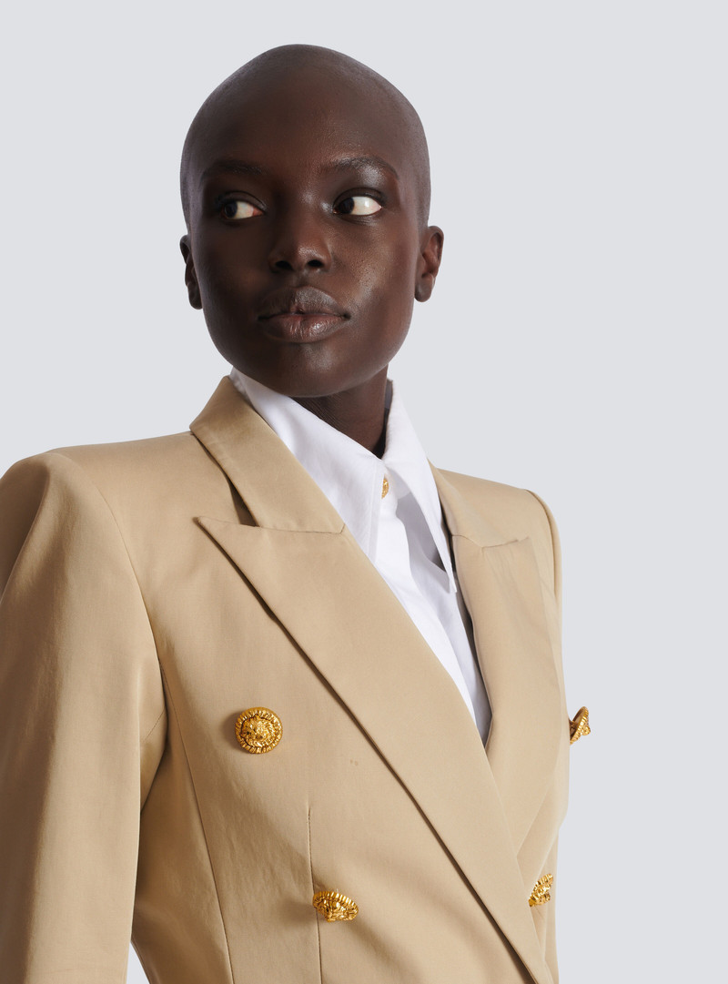 Gabardine 6-Button Jacket 8