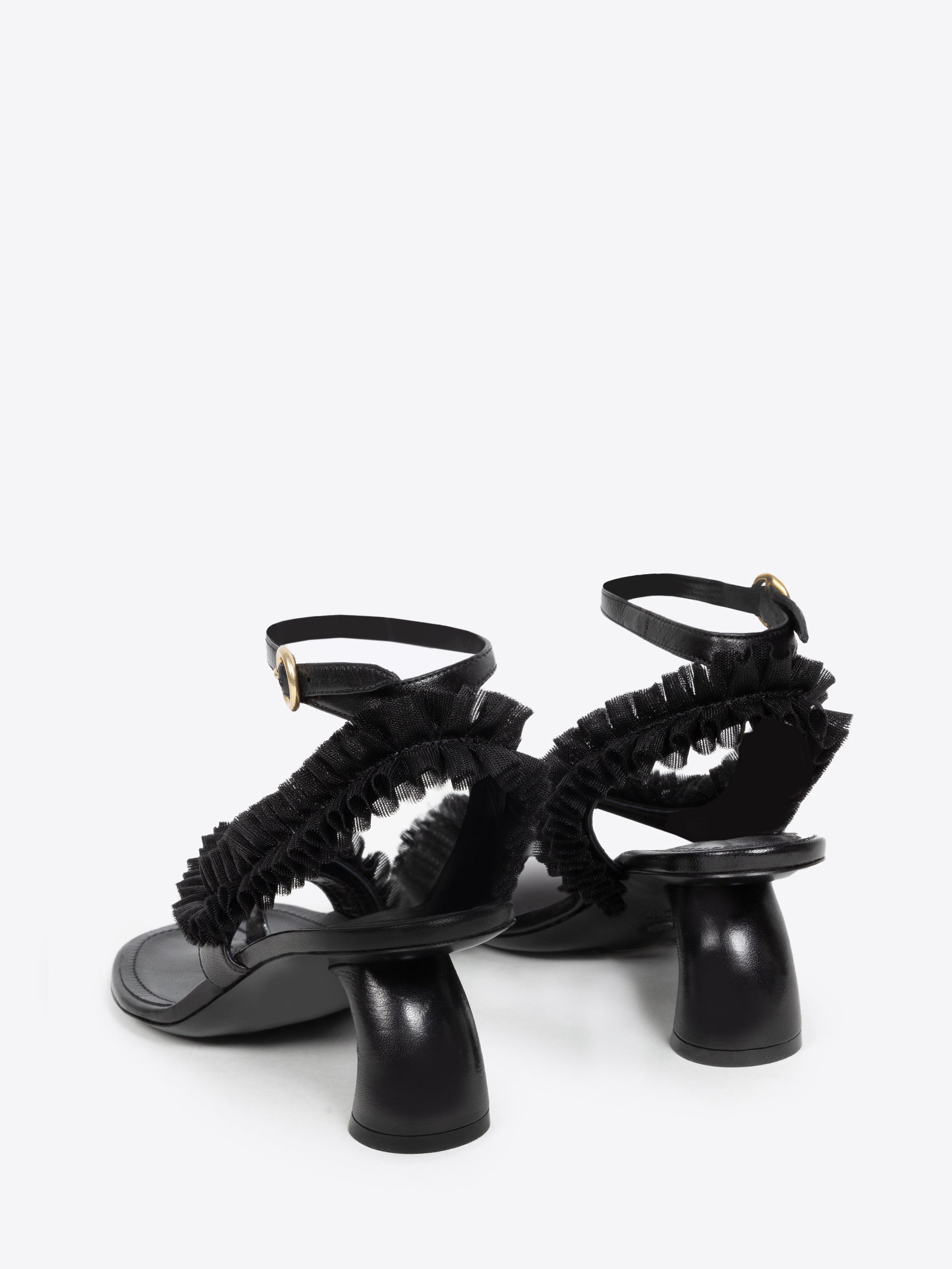 RUFFLED SANDALS - 4