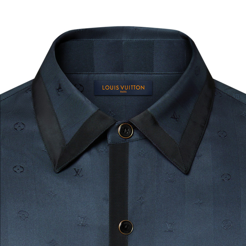 Louis Vuitton Monogram Silk Blend Pajama Shirt outlook