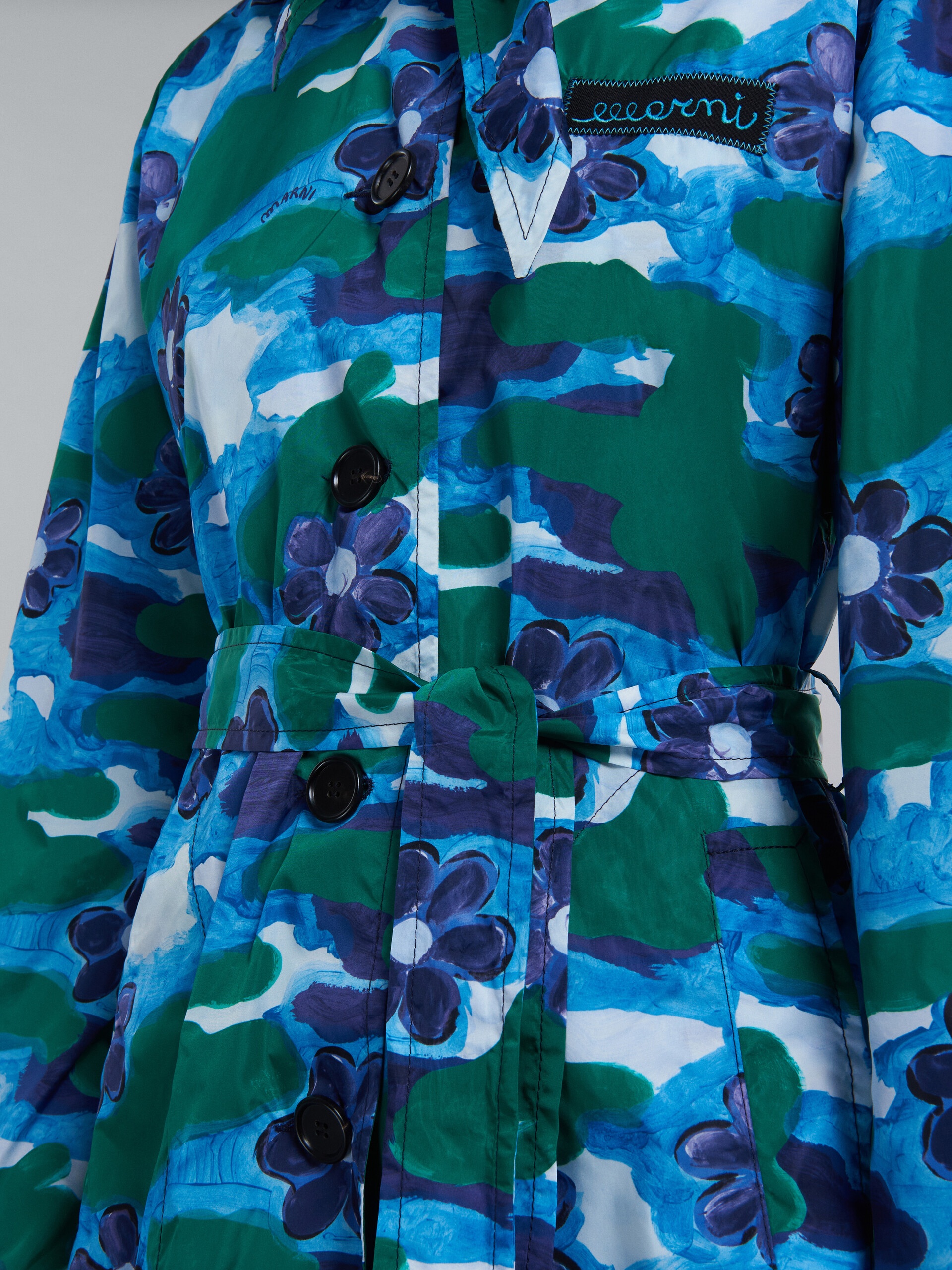 PRINTED TRENCH COAT - 5