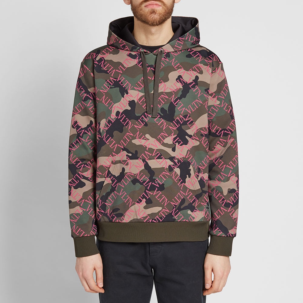 Valentino V Grid Logo Popover Hoody - 4