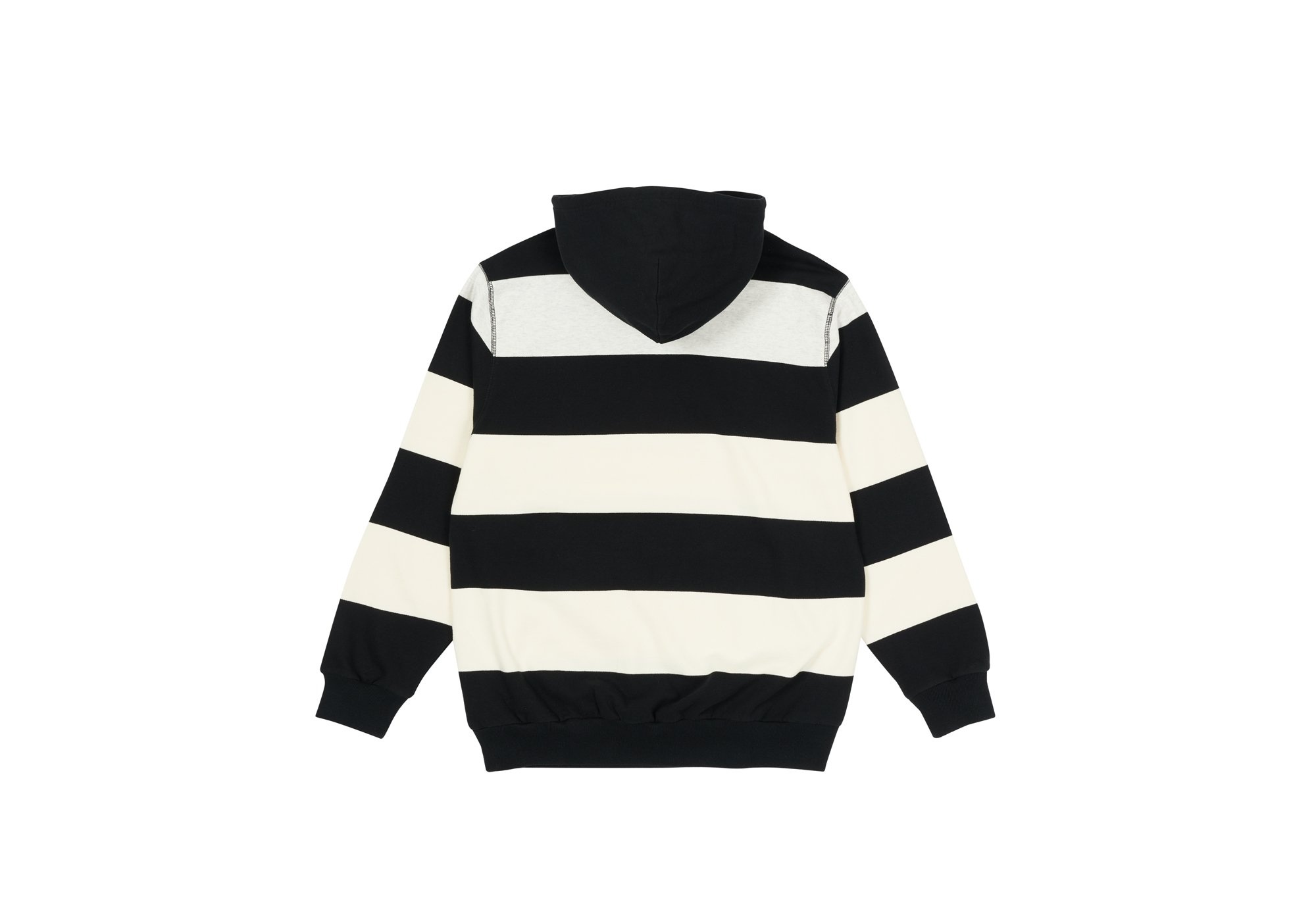 STRIPED HOOD BLACK - 2