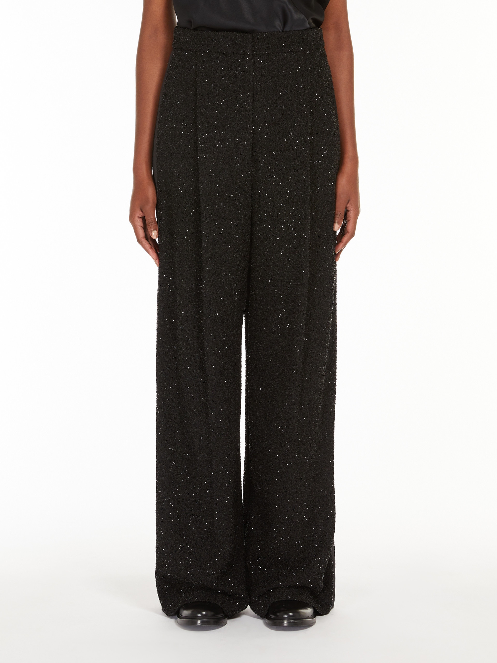 NAVIGLI Wool-blend trousers with sequins - 3