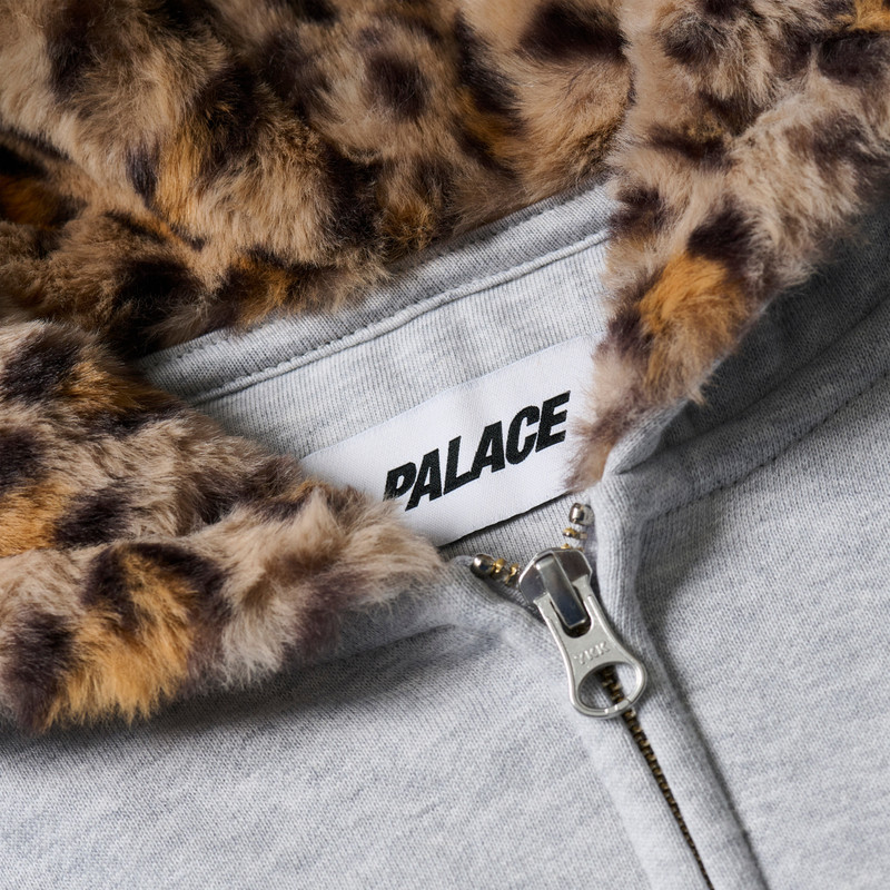 CLAW ZIP HOOD GREY MARL 3
