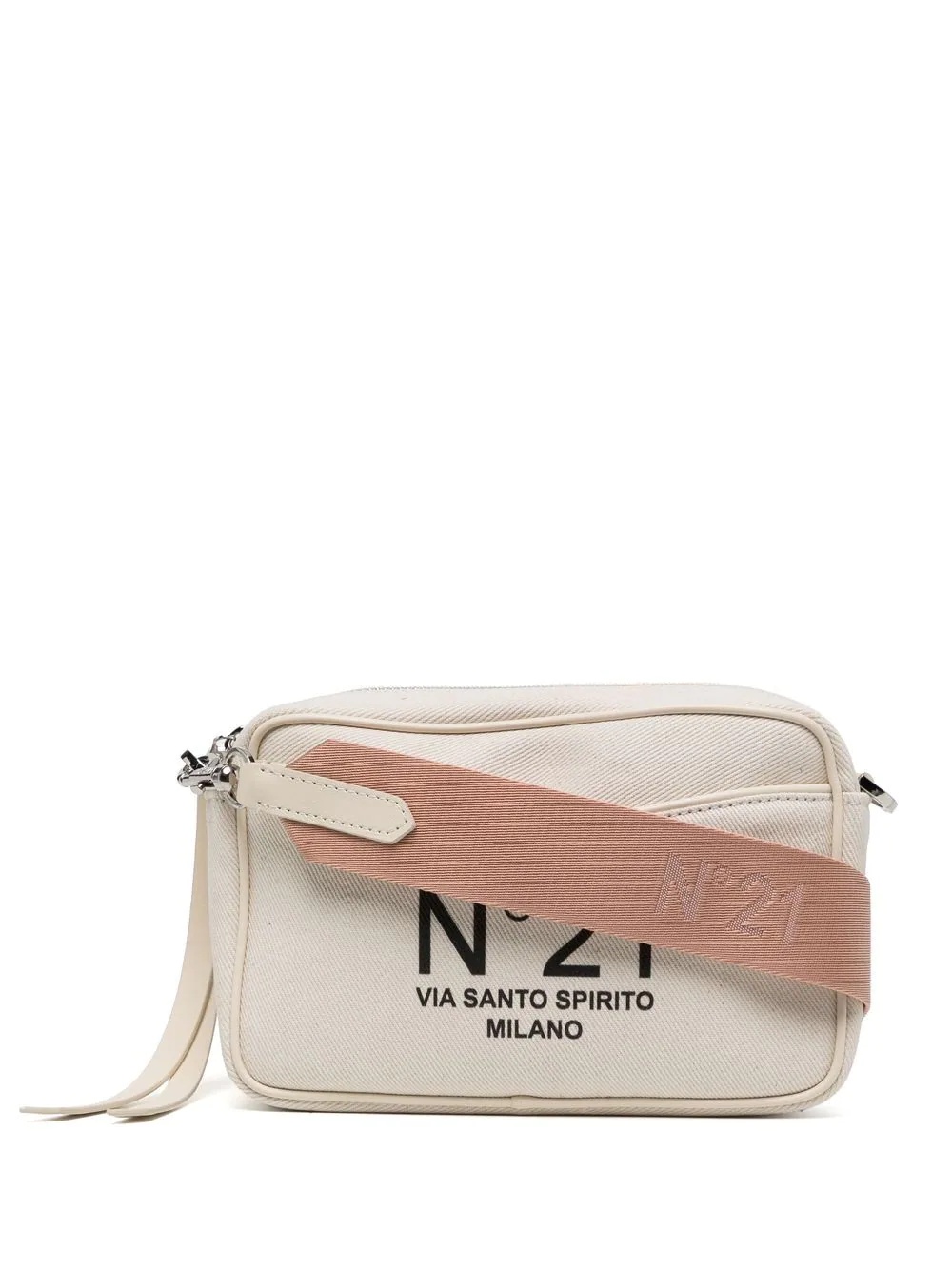 logo-print crossbody bag - 1