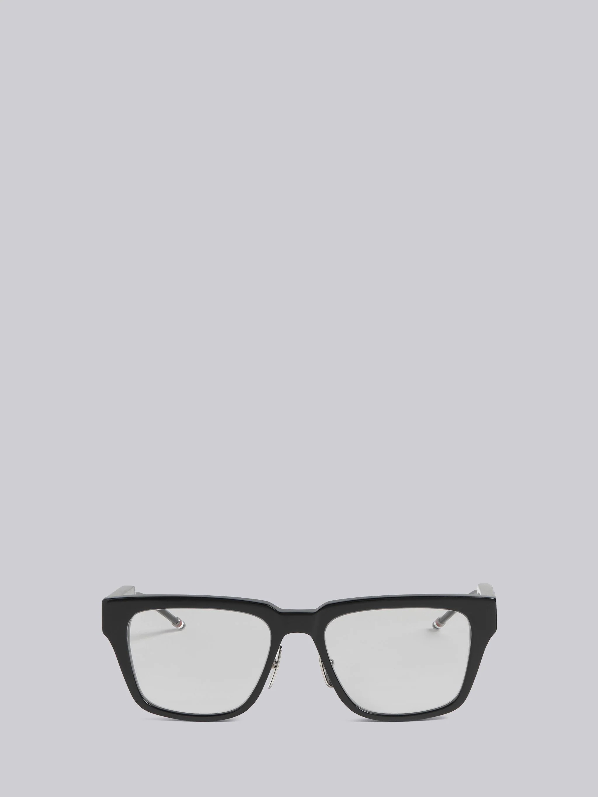 TB715 - Black Wide Fit Square Glasses - 1
