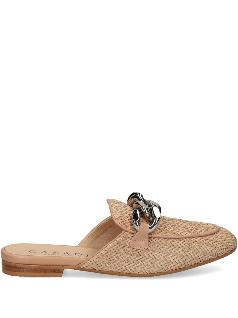 Chain-detail mules 1