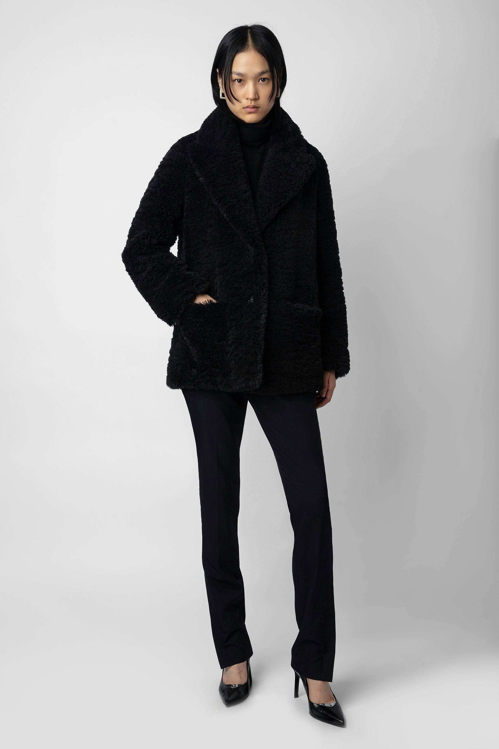 Fleur Soft Curly Coat - 2