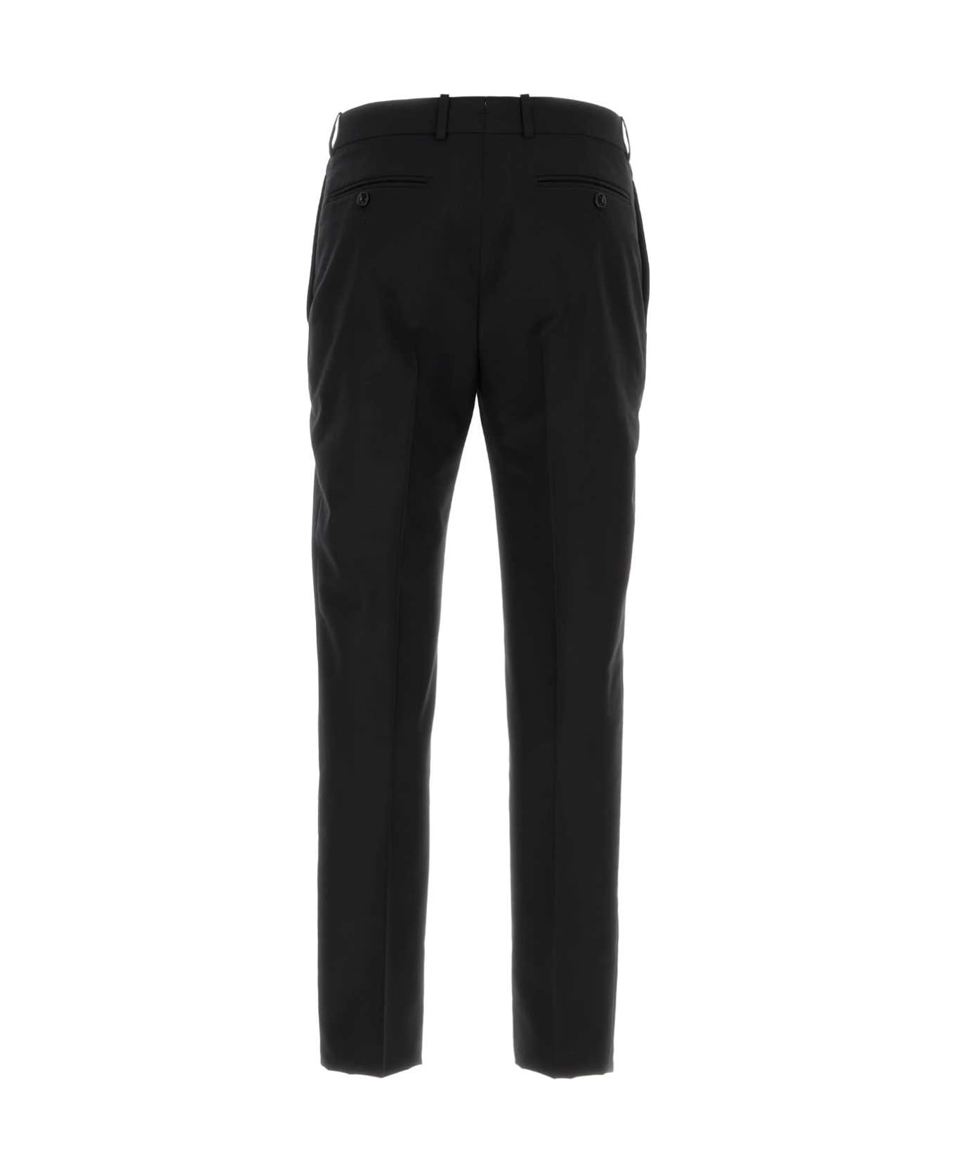 Black Gabardine Pant - 2