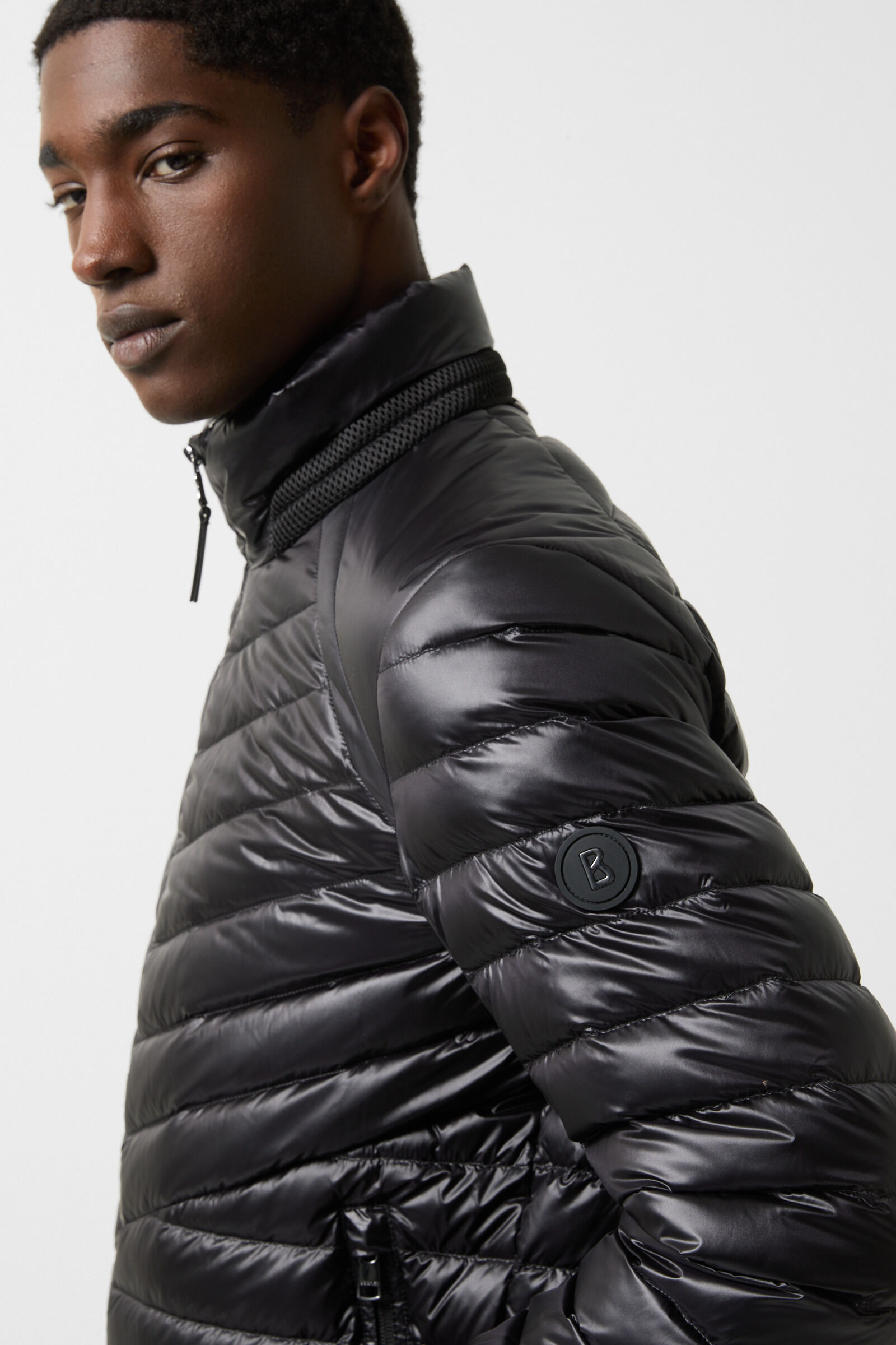 Liman Lightweight down jacket in Black - 6